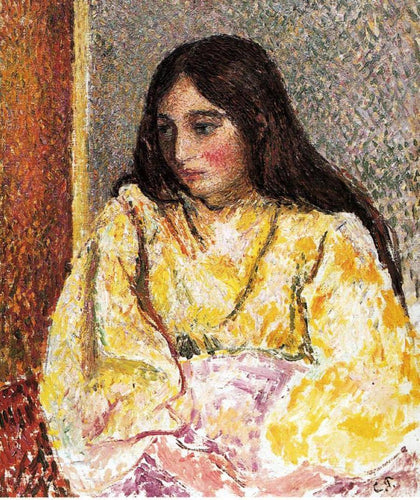 Retrato de Jeanne (Camille Pissarro) - Reprodução com Qualidade Museu