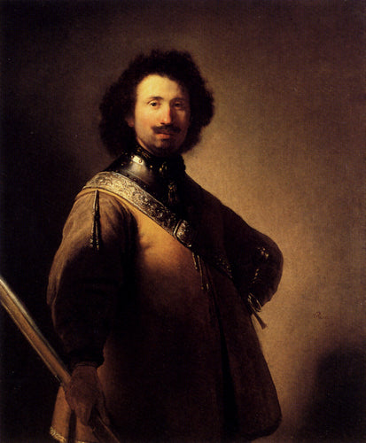 Retrato de Joris De Caullery (Rembrandt) - Reprodução com Qualidade Museu
