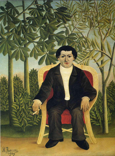 Retrato de Joseph Brummer (Henri Rousseau) - Reprodução com Qualidade Museu