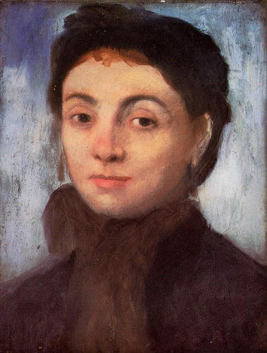 Retrato de Josephine Gaujelin (Edgar Degas) - Reprodução com Qualidade Museu