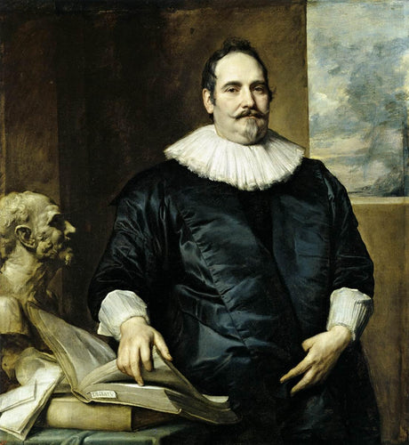 Retrato de Justus Van Meerstraeten (Anthony van Dyck) - Reprodução com Qualidade Museu