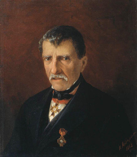 Retrato de Khalibjan, prefeito de New Nakhichevan (Ivan Aivazovsky) - Reprodução com Qualidade Museu