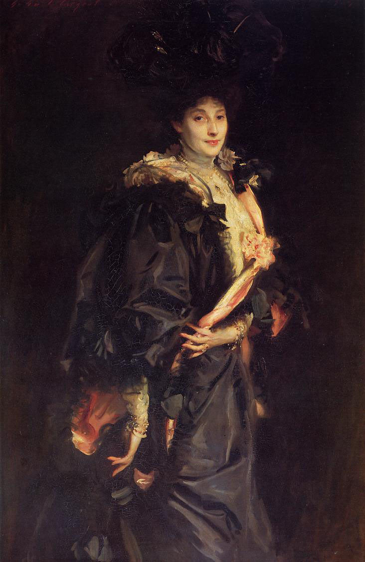 Retrato de Lady Sassoon (John Singer Sargent) - Reprodução com Qualidade Museu