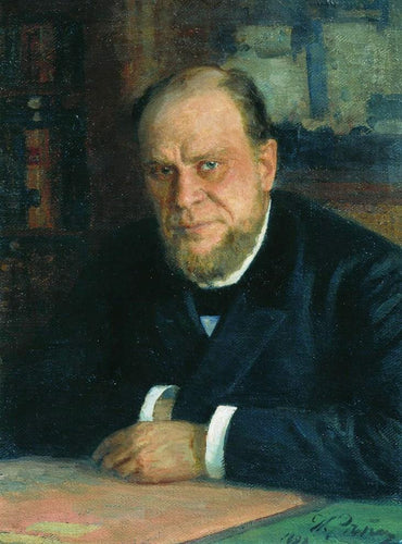 Retrato do advogado Anatoly Fyodorovichm Koni