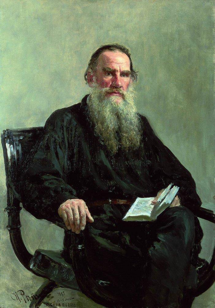 Retrato de Leo Tolstoi