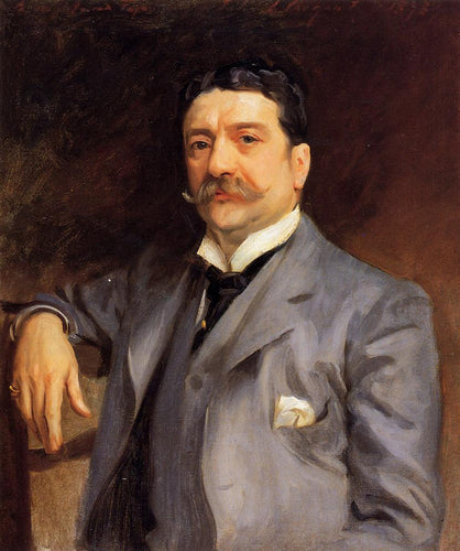 Retrato de Louis Alexander Fagan (John Singer Sargent) - Reprodução com Qualidade Museu
