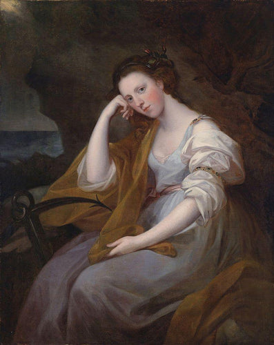 Retrato de Louisa Leveson Gower como Spes, deusa da esperança - Replicarte