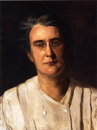 Retrato de Lucy Langdon Williams Wilson (Thomas Eakins) - Reprodução com Qualidade Museu