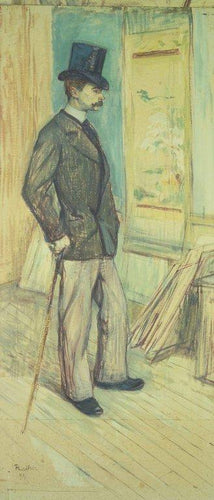 Retrato de M. Paul Sescau (Henri de Toulouse-Lautrec) - Reprodução com Qualidade Museu