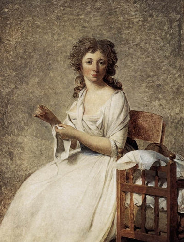 Retrato de Madame Adelaide Pastoret (Jacques-Louis David) - Reprodução com Qualidade Museu