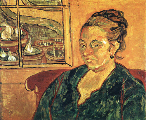 Retrato de Madame Augustine Roulin (Vincent Van Gogh) - Reprodução com Qualidade Museu