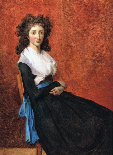 Retrato de Madame Charles-Louis Trudaine (Jacques-Louis David) - Reprodução com Qualidade Museu