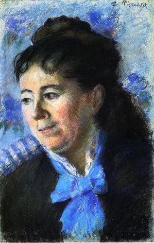 Retrato de Madame Felicie Vellay Estruc (Camille Pissarro) - Reprodução com Qualidade Museu