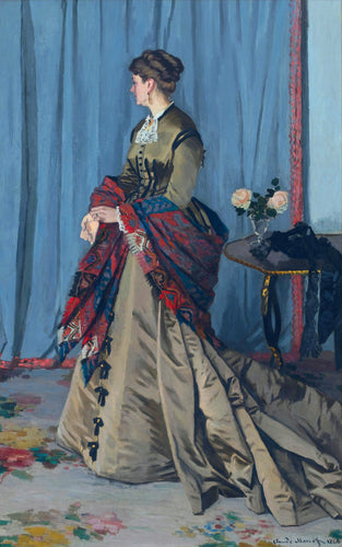 Retrato de Madame Gaudibert (Claude Monet) - Reprodução com Qualidade Museu