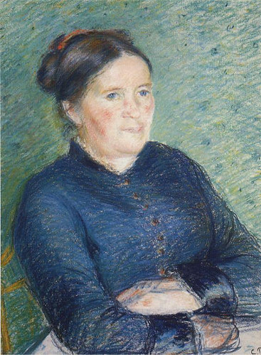 Retrato de Madame Pissarro (Camille Pissarro) - Reprodução com Qualidade Museu