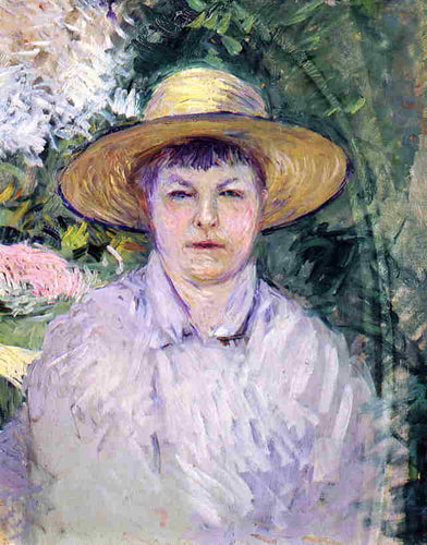 Retrato de Madame Renoir (Gustave Caillebotte) - Reprodução com Qualidade Museu