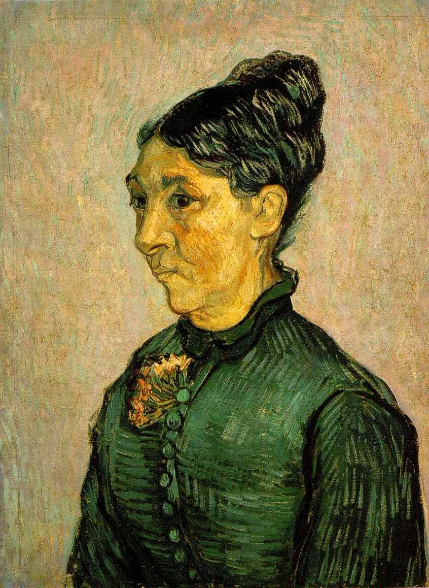 Retrato de Madame Trabuc (Vincent Van Gogh) - Reprodução com Qualidade Museu