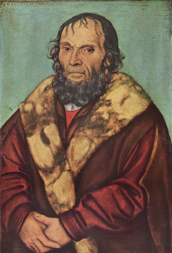 Retrato dos teólogos de Magdeburg Dr. Johannes Schoner
