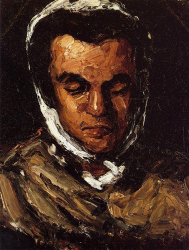 Retrato de Marie Cezanne - a irmã dos artistas (Paul Cézanne) - Reprodução com Qualidade Museu