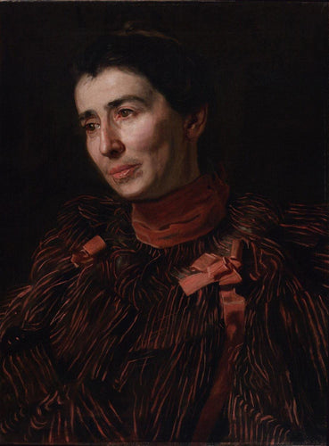 Retrato de Mary Adeline Williams (Thomas Eakins) - Reprodução com Qualidade Museu