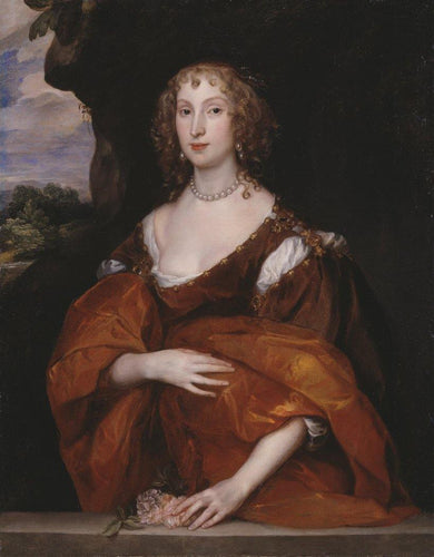 Retrato de Mary Hill, Lady Killigrew (Anthony van Dyck) - Reprodução com Qualidade Museu