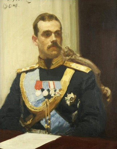 Retrato do membro do Conselho de Estado Grande Príncipe Mikhail Aleksandrovich Romanov, Estudo