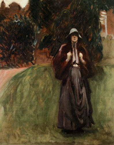Retrato da Srta. Clementine Anstruther-Thomson (John Singer Sargent) - Reprodução com Qualidade Museu