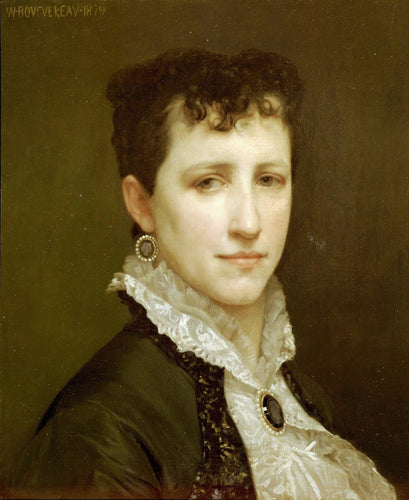 Retrato da Srta. Elizabeth Gardner (William-Adolphe Bouguereau) - Reprodução com Qualidade Museu