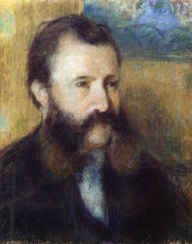 Retrato de Monsieur Louis Estruc (Camille Pissarro) - Reprodução com Qualidade Museu