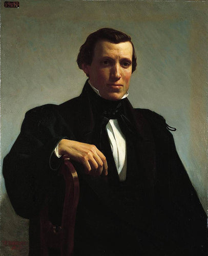 Retrato de Monsieur M. (William-Adolphe Bouguereau) - Reprodução com Qualidade Museu