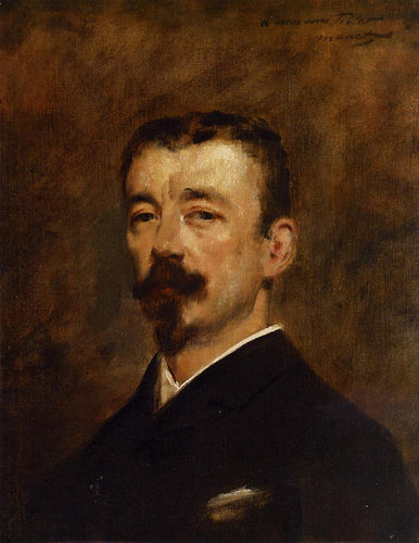 Retrato de Monsieur Tillet (Edouard Manet) - Reprodução com Qualidade Museu