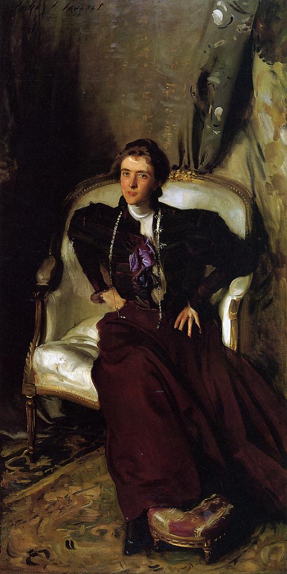 Retrato da Sra. Alice Brisbane Thursby - John Singer Sargent