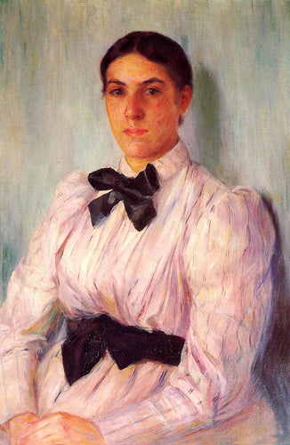 Retrato da Sra. William Harrison (Mary Cassatt) - Reprodução com Qualidade Museu