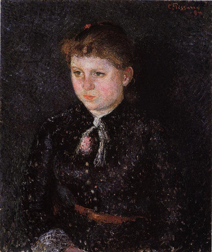 Retrato de Nini (Camille Pissarro) - Reprodução com Qualidade Museu