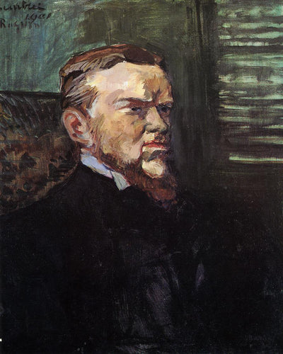 Retrato de Octave Raquin (Henri de Toulouse-Lautrec) - Reprodução com Qualidade Museu