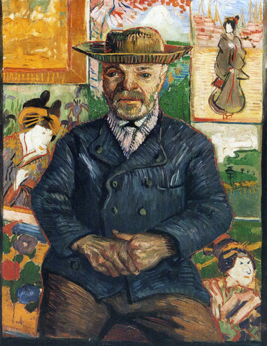 Retrato de Pere Tanguy (Vincent Van Gogh) - Reprodução com Qualidade Museu