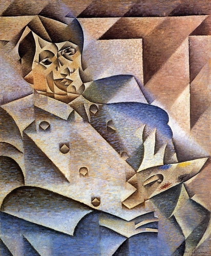 Retrato de Pablo Picasso (Juan Gris) - Reprodução com Qualidade Museu