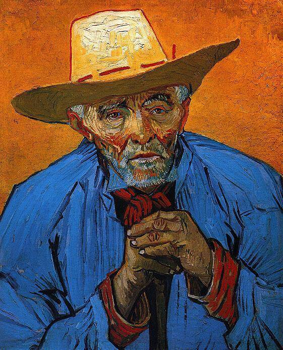 Retrato de Paciência Escalier (Vincent Van Gogh) - Reprodução com Qualidade Museu