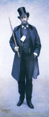 Retrato de Paul Hugot (Gustave Caillebotte) - Reprodução com Qualidade Museu