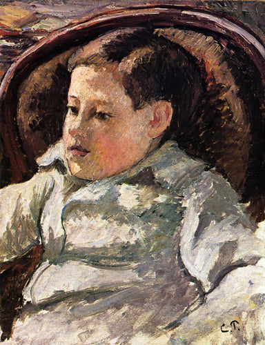 Retrato de Paulemile (Camille Pissarro) - Reprodução com Qualidade Museu