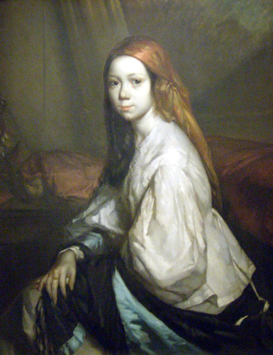 Retrato de Pauline Ono (Jean-François Millet) - Reprodução com Qualidade Museu