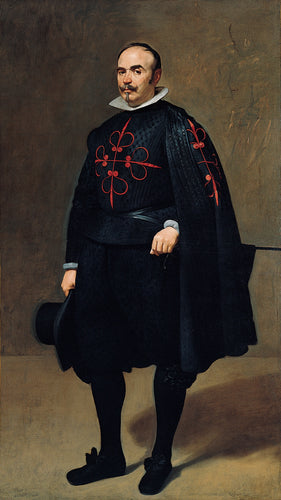 Retrato de Pedro De Barberana Y Aparregui (Diego velázquez) - Reprodução com Qualidade Museu
