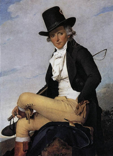 Retrato de Pierre Seriziat (Jacques-Louis David) - Reprodução com Qualidade Museu