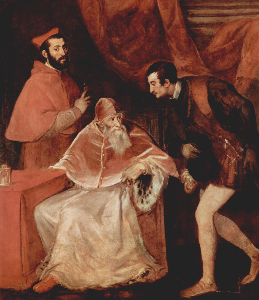 Retrato do Papa Paulo III, do Cardeal Alessandro Farnese e do Duque Ottavio Farnese