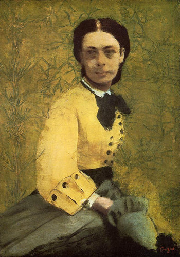 Retrato da Princesa Pauline De Metternich (Edgar Degas) - Reprodução com Qualidade Museu
