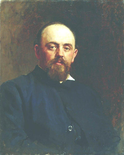 Retrato do magnata da ferrovia e patrono das artes Savva Ivanovich Mamontov
