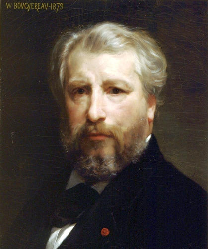 Retrato do Artista (William-Adolphe Bouguereau) - Reprodução com Qualidade Museu