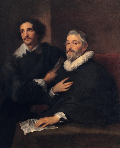 Retrato dos irmãos De Wael (Anthony van Dyck) - Reprodução com Qualidade Museu