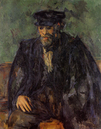 Retrato do jardineiro Vallier (Paul Cézanne) - Reprodução com Qualidade Museu
