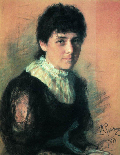 Retrato do escultor EP Tarhanova Antokolskaya